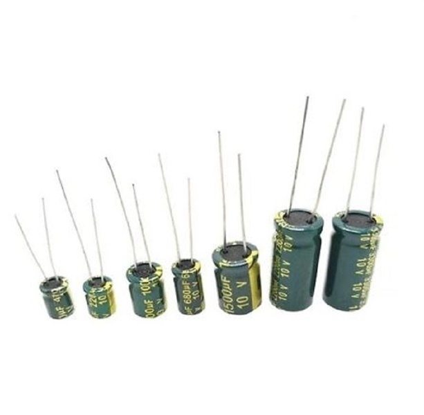 (5 con) Tụ hoá 220uF 50V (10 x 13 mm)