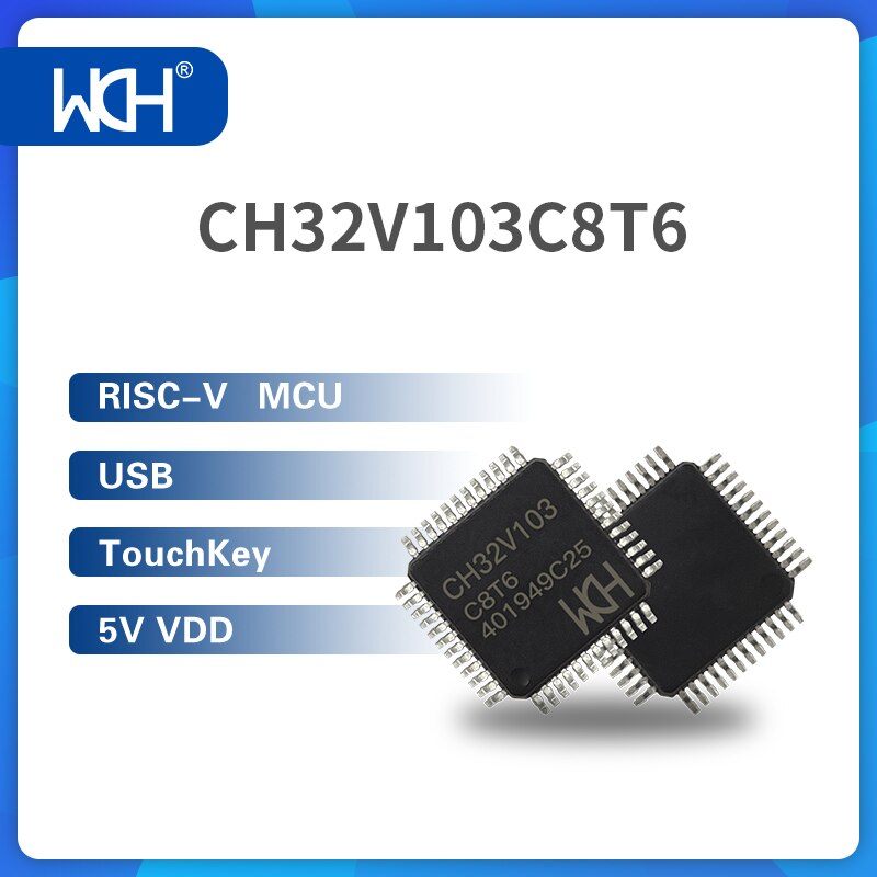 Vi điều khiển CH32V103C8T6 microcontroller  LQFP-48