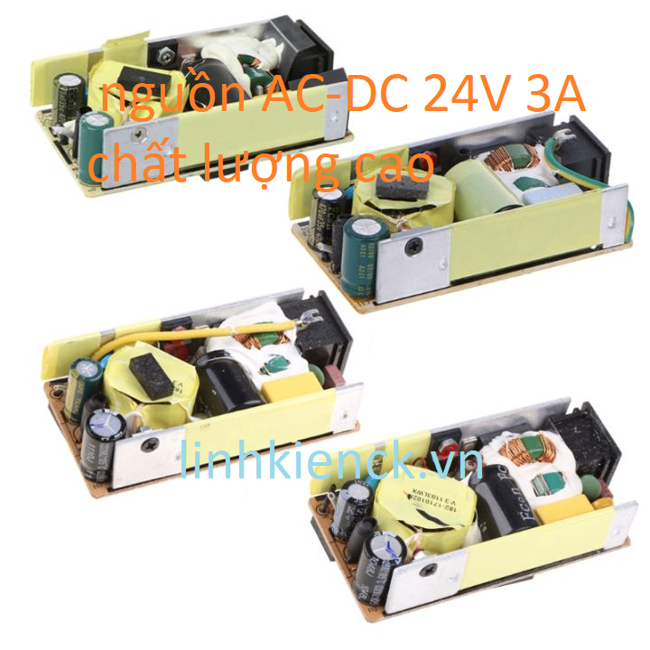 Bo mạch chuyển đổi nguồn điện AC 100-265v sang DC 24V 3A Không vỏ chất lượng cao