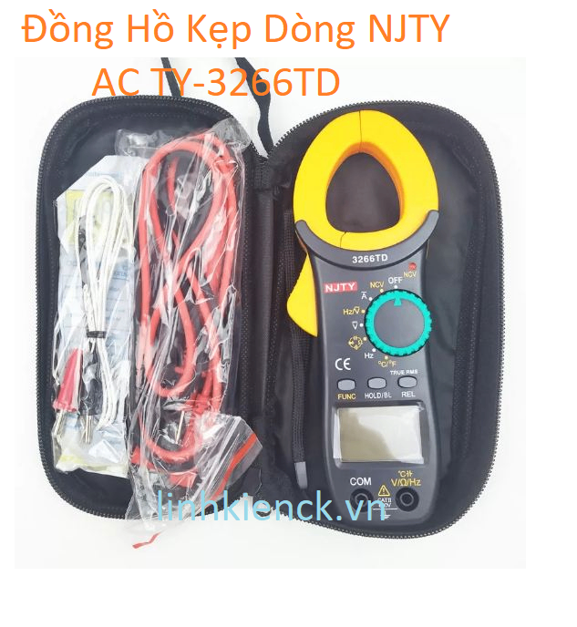 Đồng Hồ Kẹp Dòng NJTY AC TY-3266TD (có kèm bao da và pin)