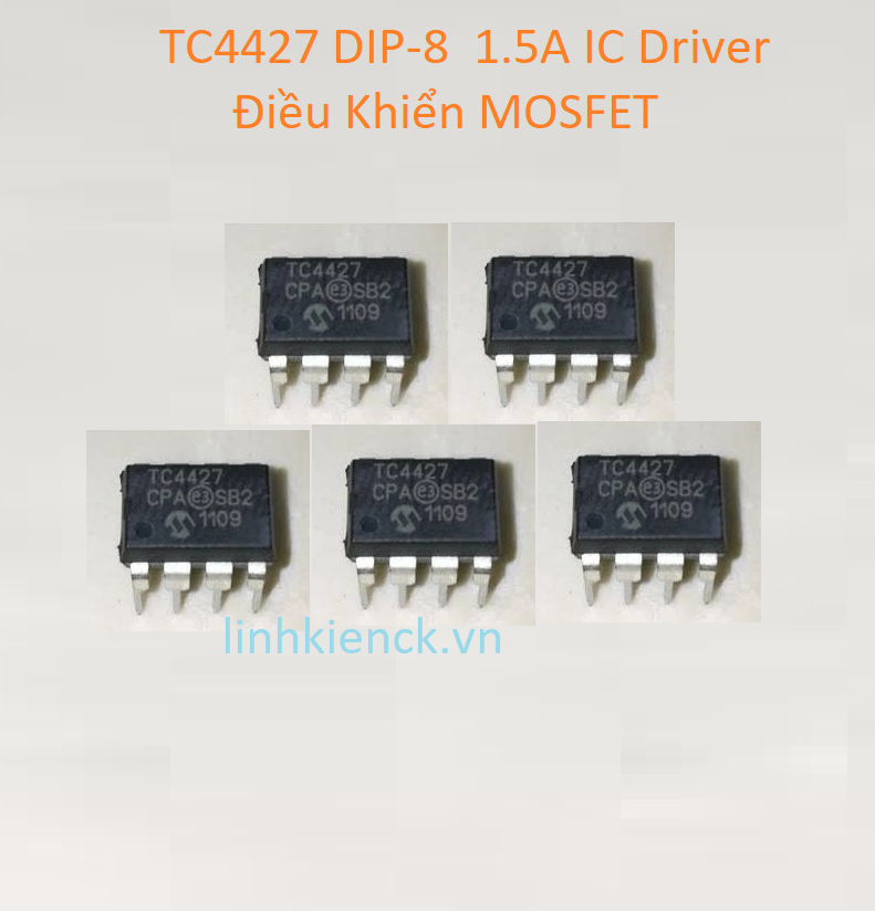 TC4427 DIP-8 1.5A IC Driver điều khiển MOSFET