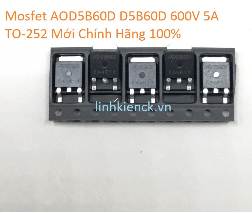 AOD5B60D D5B60D 600V 5A TO-252 (Mới Chính Hãng)