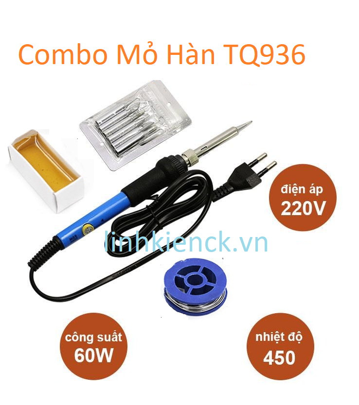 Combo Mỏ Hàn TQ936 200 - 450 Độ C