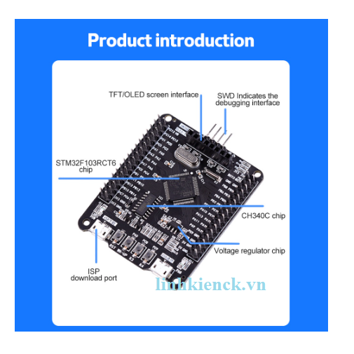 Kit STM32F103RCT6 Chip STM32 ARM