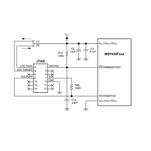 Mạch nạp Debugger MSP430 FET430UIF (kèm cáp + CD)