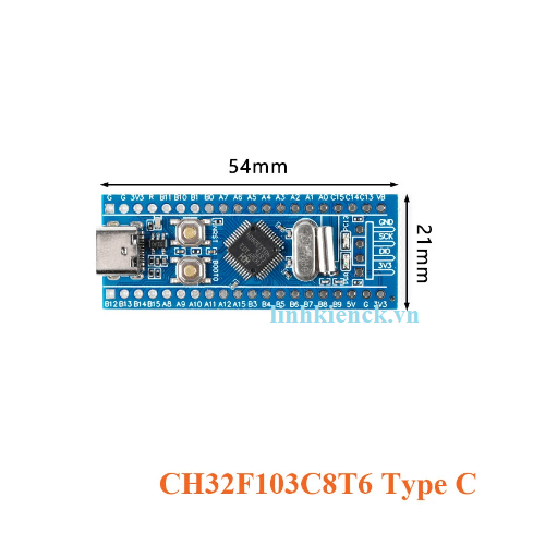 Kit STM32F103C8T6 cổng Type C Micro (giao diện vi mô)