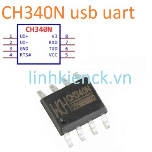 CH340N CH340 USB UART SOP8