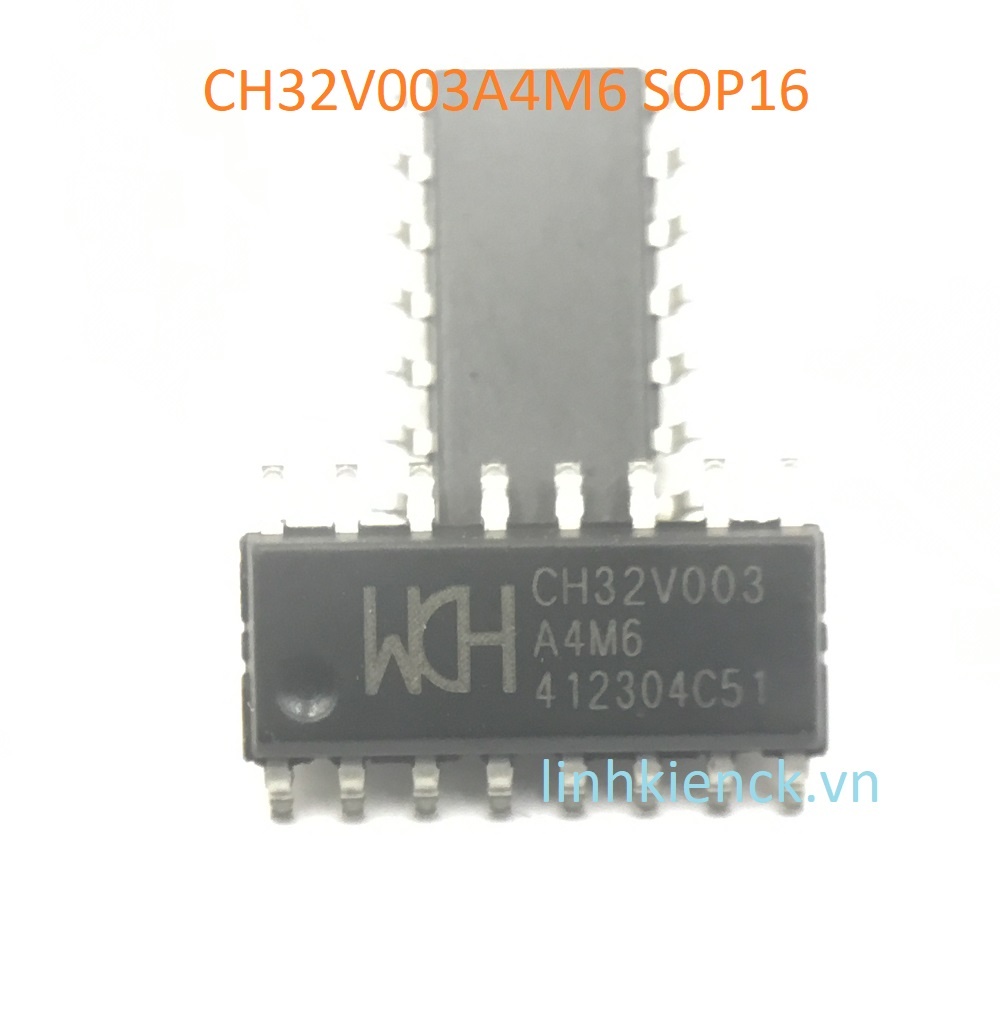 (2 con) CH32V003A4M6 CH32V003A4 CH32V003 SOP16 MCU RISC-V2 (mới chính hãng)