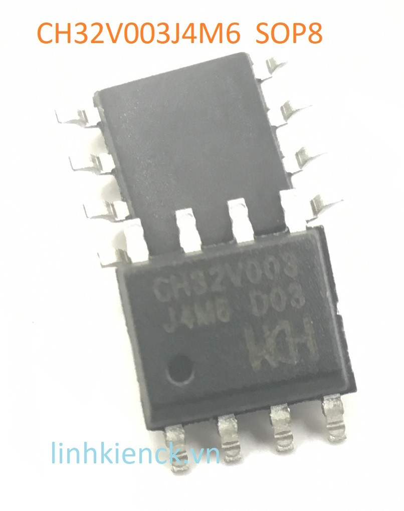 (2 con) CH32V003J4M6 CH32V003J4 CH32V003 SOP8 MCU RISC-V2 (mới chính hãng)