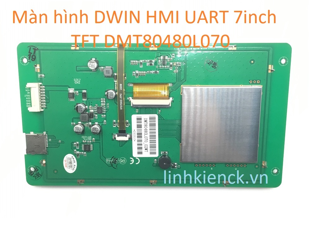 Màn hình DWIN HMI UART 7inch TFT DWIN Dmt80480l070 (mới chính hãng)