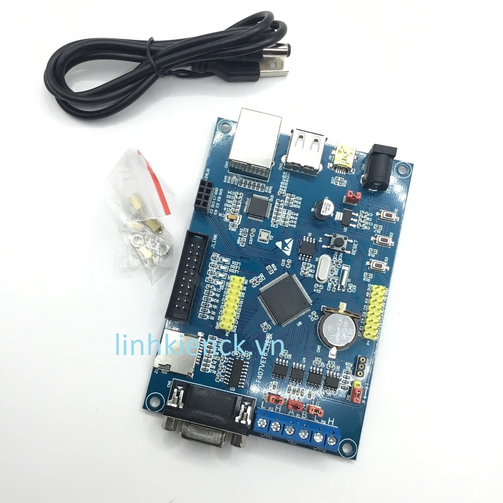 Kit STM32F407VET6 Development Board RS485 Dual CAN Ethernet Networking