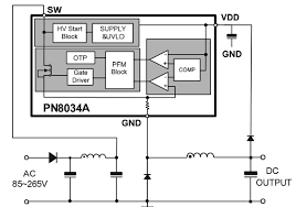 (2 con) IC nguồn PN8034A PN8034 N8034A 8034A 8034 DIP 7