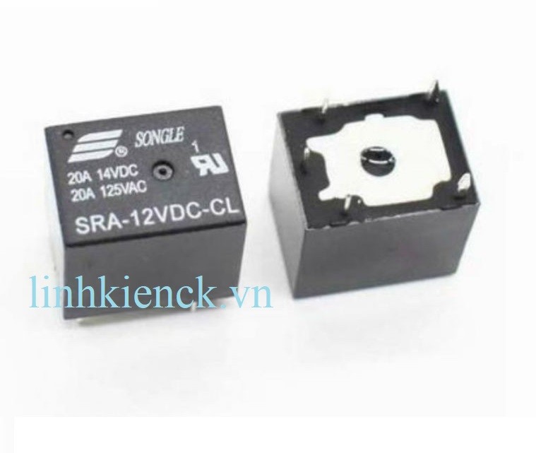 Relay SRA-12VDC-CL SRA-12VDC SRA12VDC 12V 20A/125V 5 chân