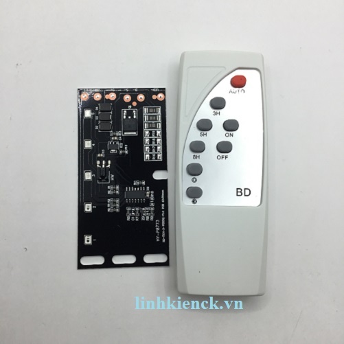 Mạch led năng lượng mặt trời + kèm remote