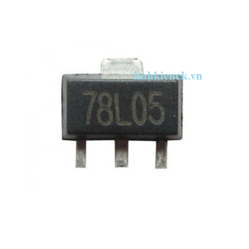 (5 con) IC Ổn Áp Nguồn 78L05 5V 0.1A SOT-89 Chân Dán