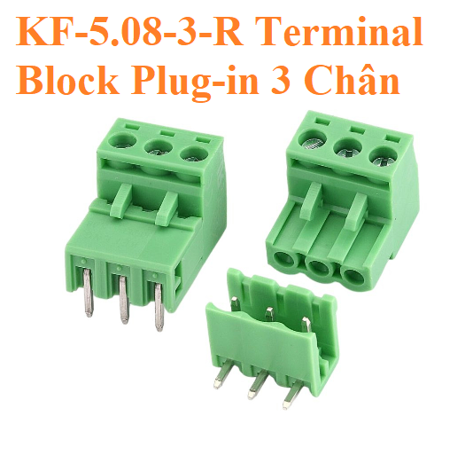 KF-5.08-3-R Terminal Block Plug-in 3 chân (100 cặp)