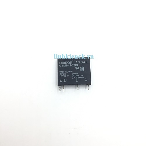 Relay G3MB-202PL DC-AC PCB SSR IN 12V DC OUT 240V AC 2A (tháo máy)