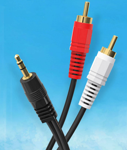 Jack 3.5 Ra Hoa Sen AV/RCA (đầu 3.5 đực 1.5 met)