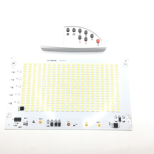 Chip led thay cho đèn năng lượng mặt trời 200W (có báo pin kèm khiển)