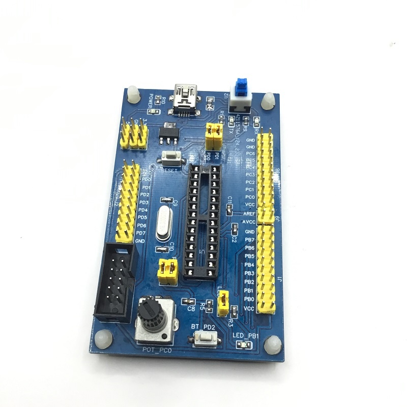 Kit phát triển ra chân ATMEGA8/ ATMEGA48/ ATMEGA88/ ATMEGA168/ ATMEGA328 - CH340N USB UART TTL