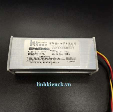 Bộ chuyển đổi nguồn điện áp DC-DC 48V-120V sang 12V 15A