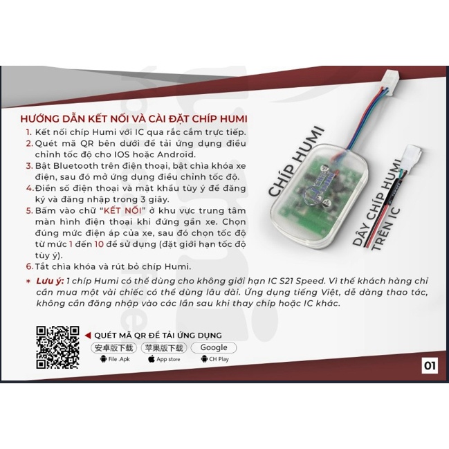 Chip Speed Humi - Dùng cài đặt IC Humi S21 Speed