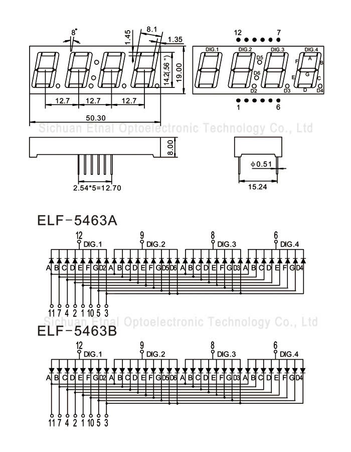 Module Hiển Thị 4 LED 7 Thanh TM1637 0.56 Inch (Màu Đỏ)