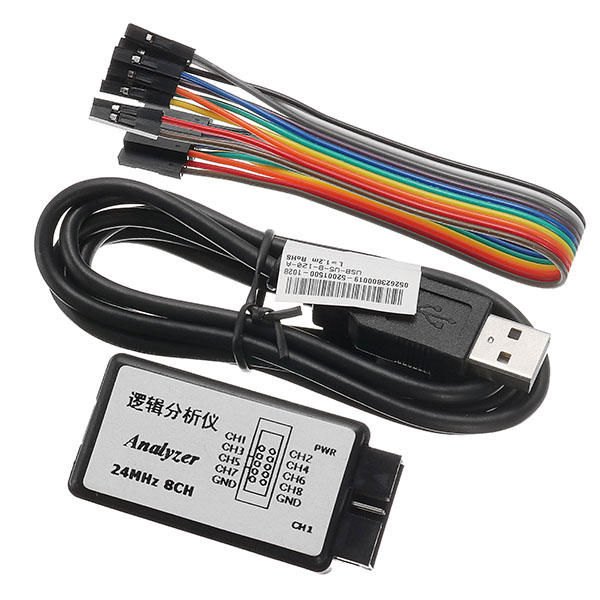 Trình phân tích Analyzer logic USB 24MHz 8 Kênh