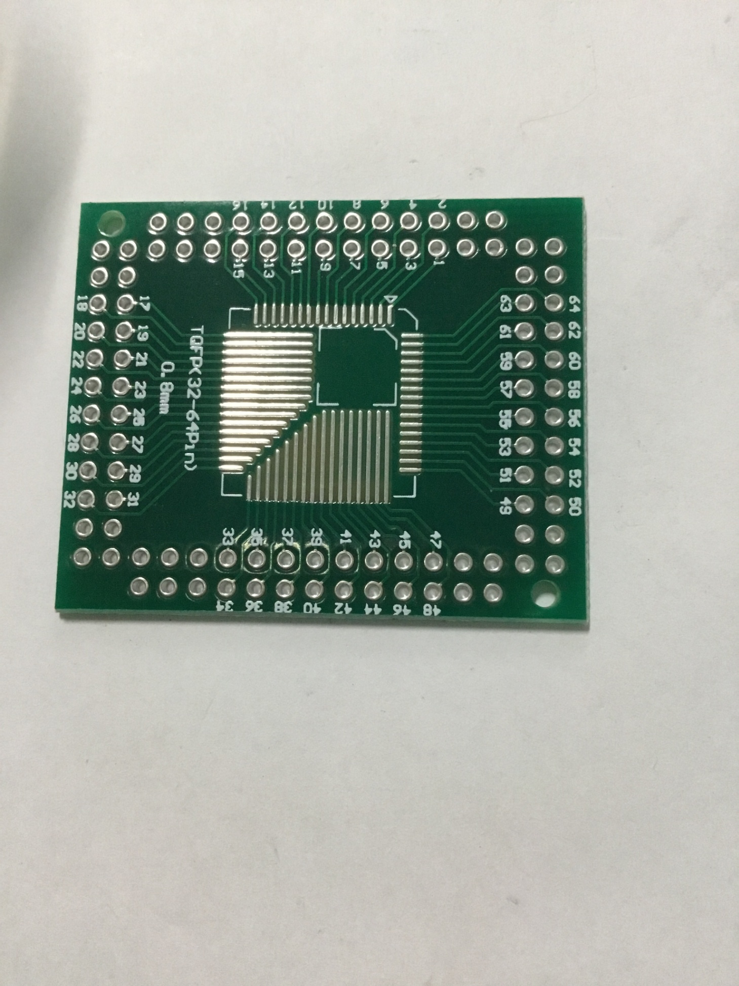 Mạch Chuyển Đổi Qfp / Tqfp / Lqfp / Fqfp 32 / 44 / 64 / 80 / 100 Sang Dip 2.54mm 0.5mm 0.8mm Pcb