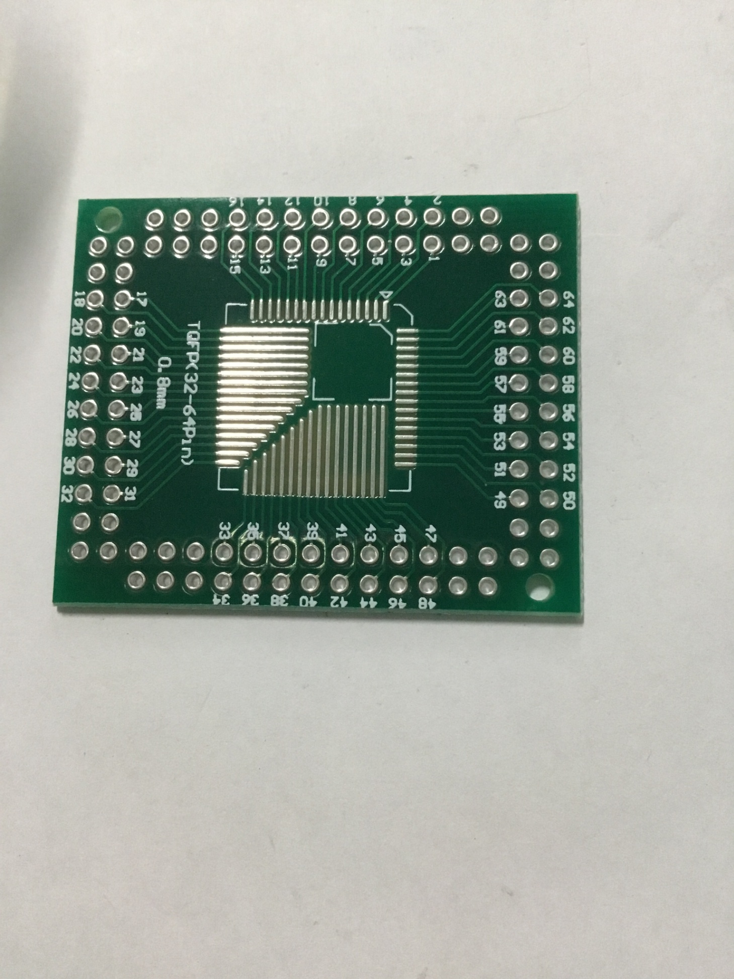 Mạch Chuyển Đổi Qfp / Tqfp / Lqfp / Fqfp 32 / 44 / 64 / 80 / 100 Sang Dip 2.54mm 0.5mm 0.8mm Pcb