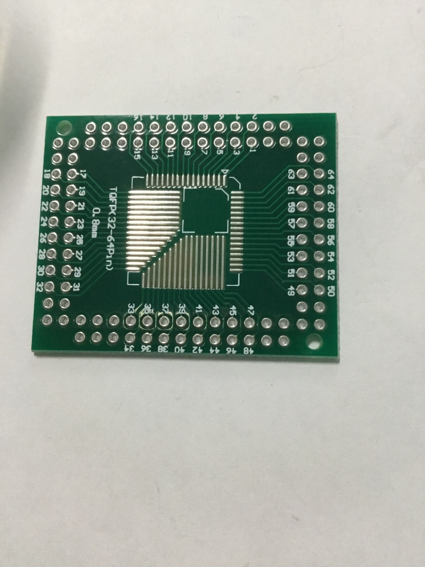 Mạch Chuyển Đổi Qfp / Tqfp / Lqfp / Fqfp 32 / 44 / 64 / 80 / 100 Sang Dip 2.54mm 0.5mm 0.8mm Pcb