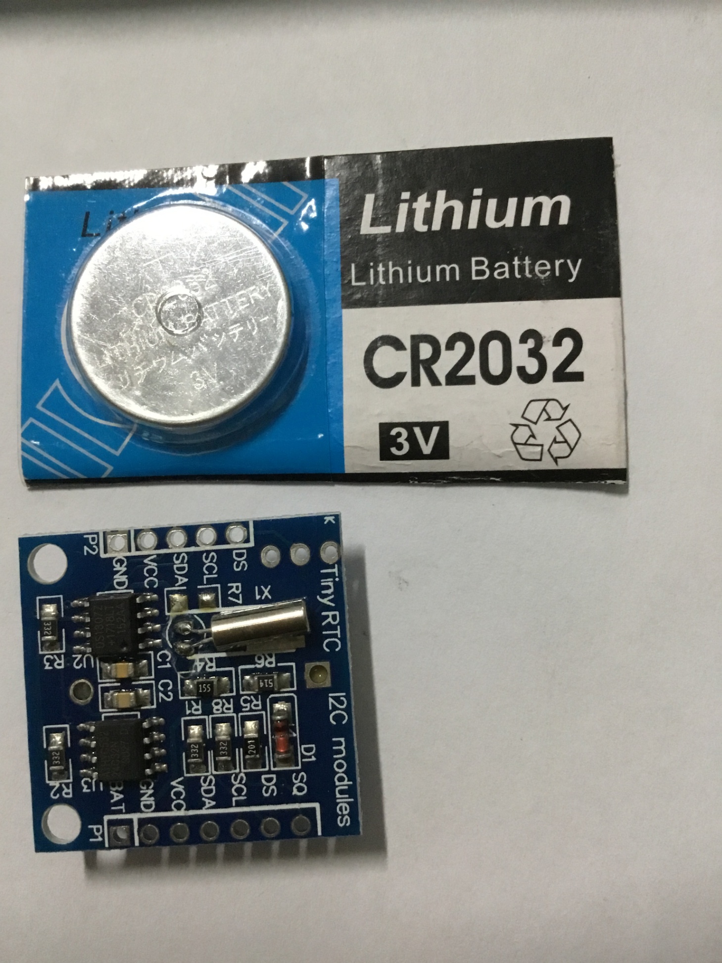 Module Thời Gian Thực RTC DS1307 có kèm pin