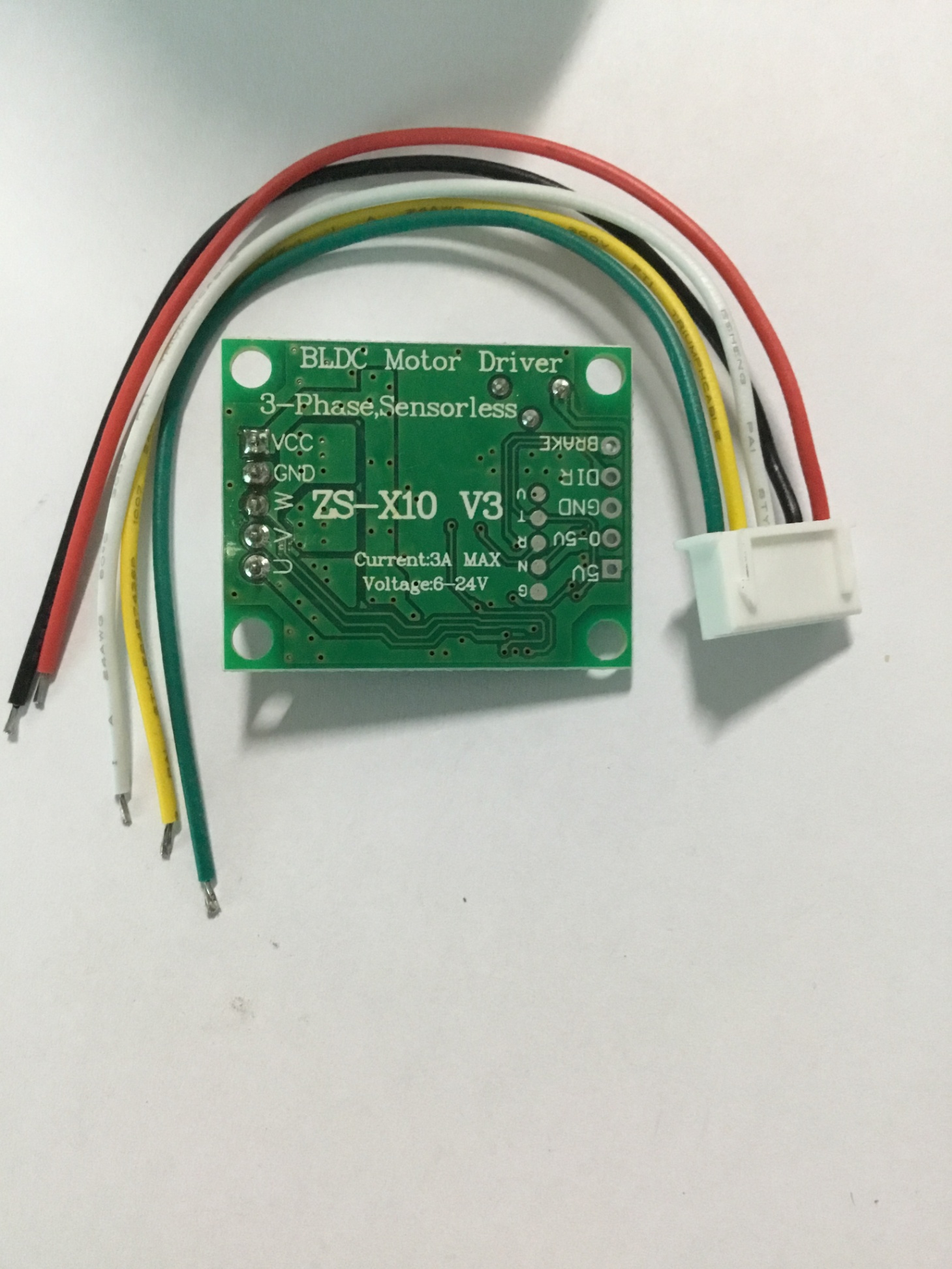 Bo mạch điều khiển động cơ không chổi than BLDC HALL DC6-20V 60W 3 pha