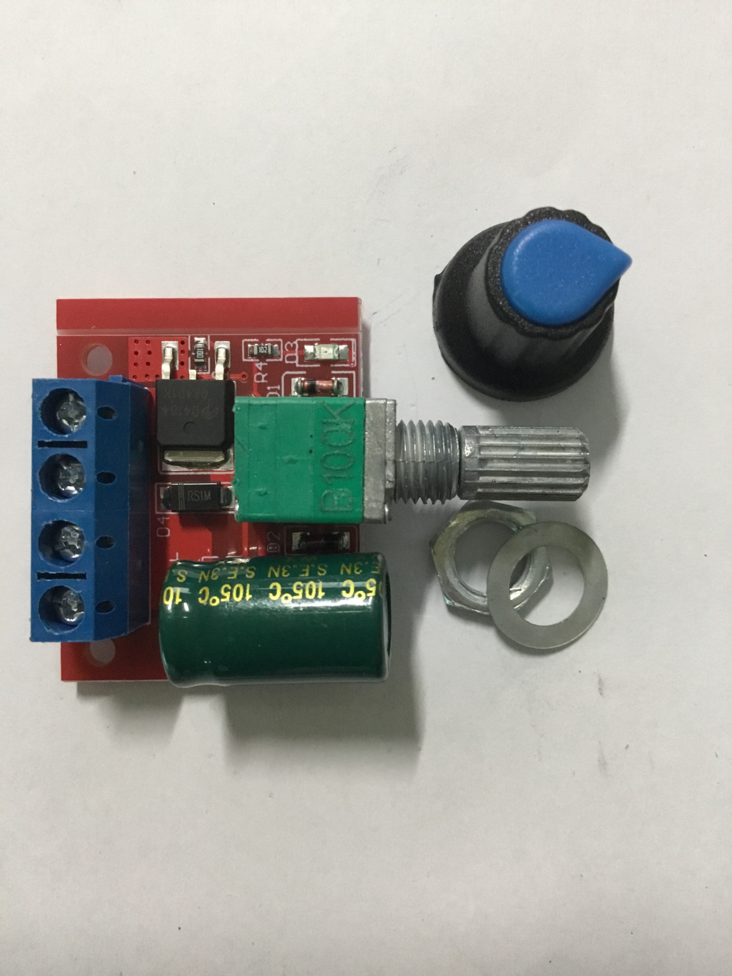 Mô Đun Điều Khiển Tốc Độ Động Cơ Mini 5a 90w Pwm DC-DC 4.5v-35v 12v 24v