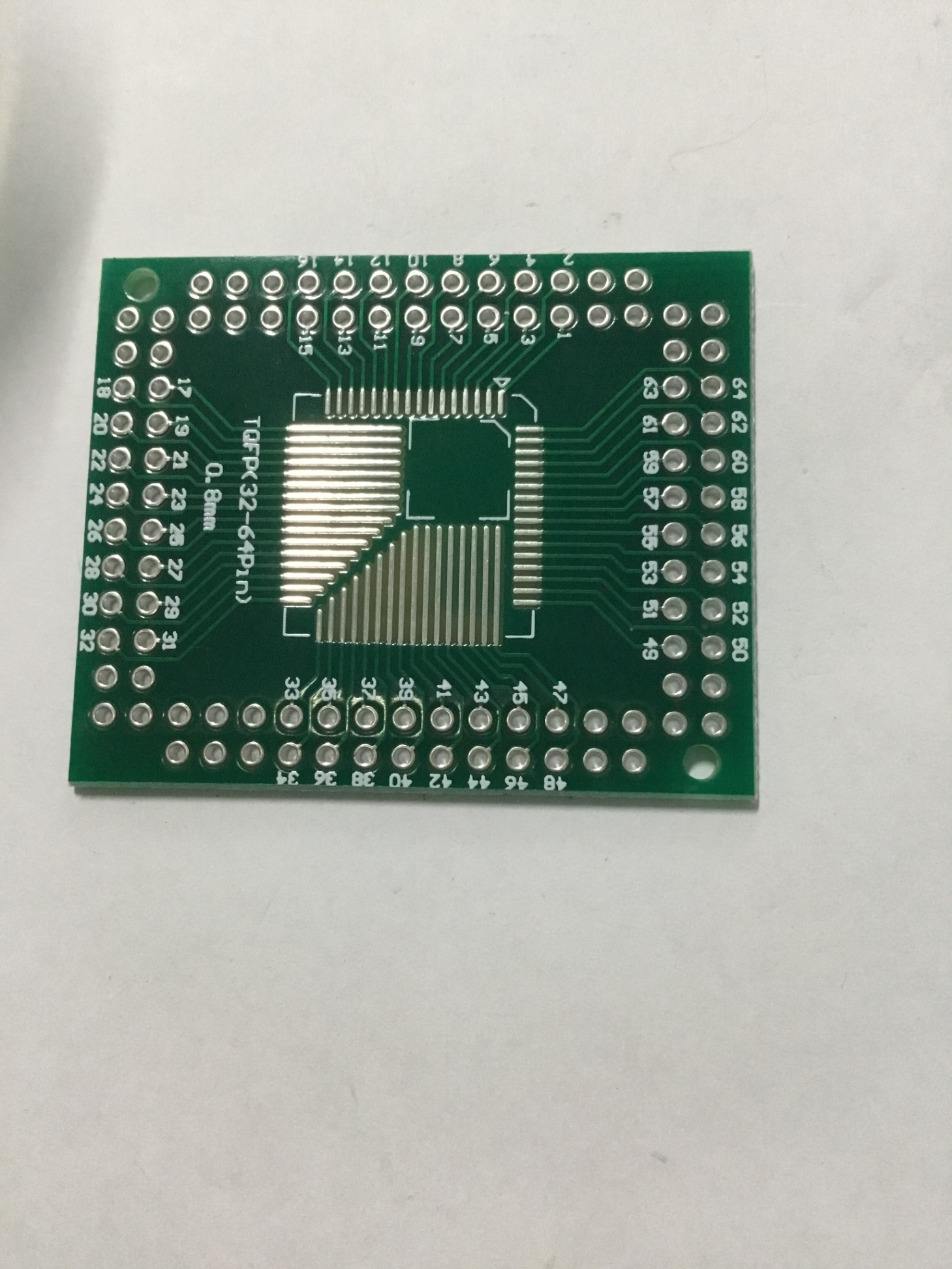 Mạch Chuyển Đổi Qfp / Tqfp / Lqfp / Fqfp 32 / 44 / 64 / 80 / 100 Sang Dip 2.54mm 0.5mm 0.8mm Pcb