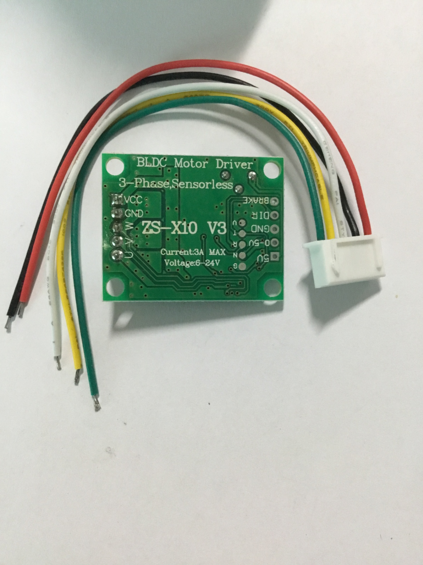 Bo mạch điều khiển động cơ không chổi than BLDC HALL DC6-20V 60W 3 pha