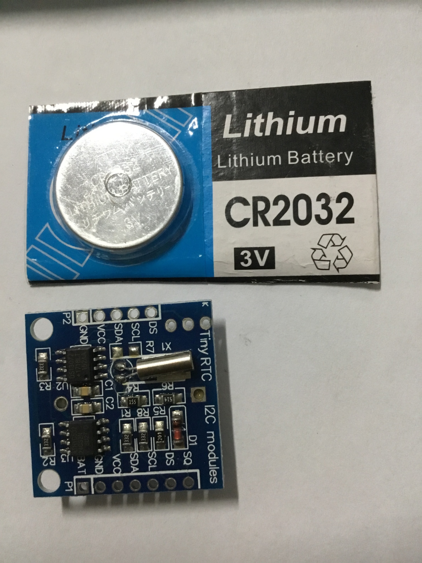 Module Thời Gian Thực RTC DS1307 có kèm pin