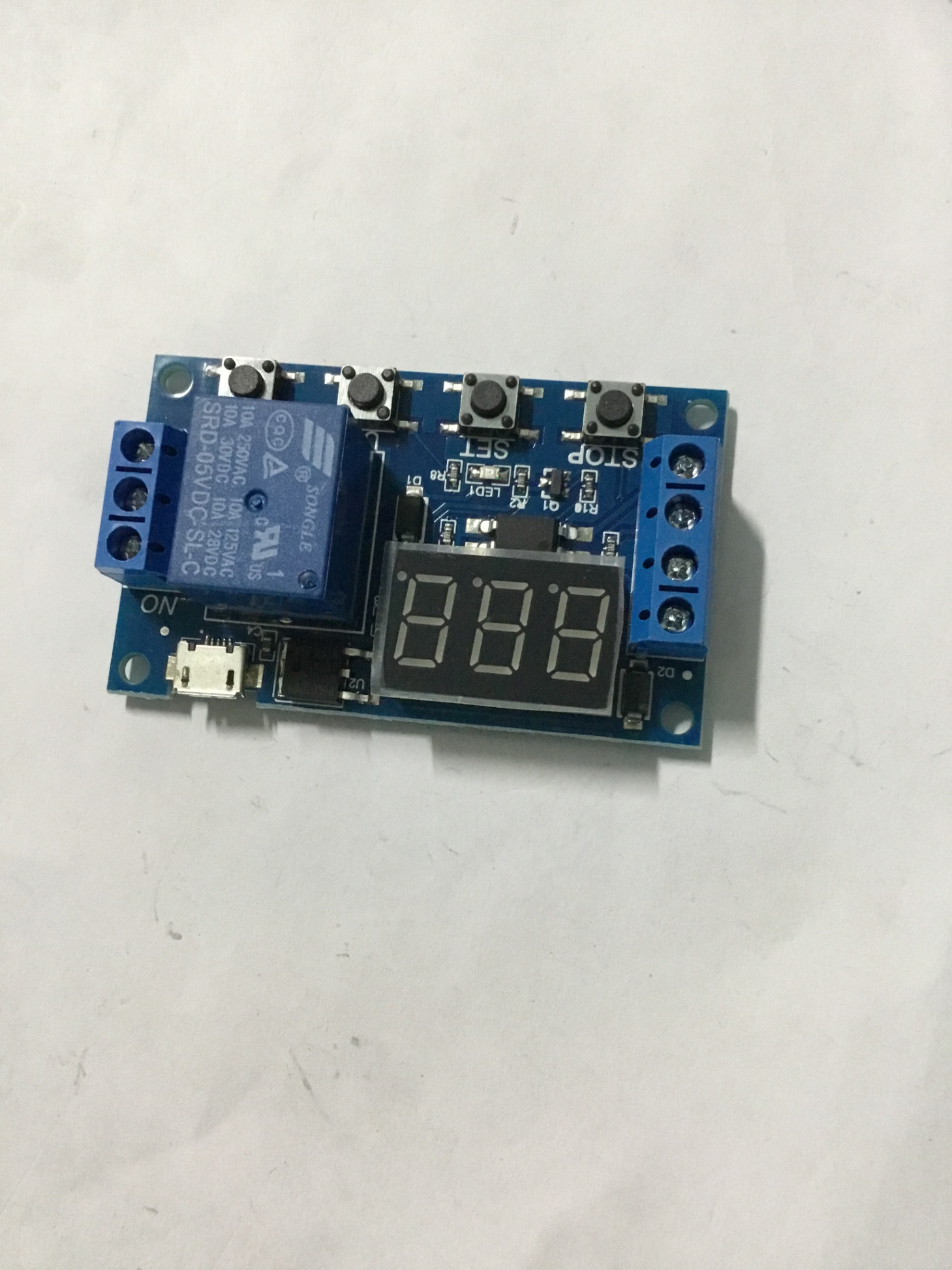 Mô-đun rơ le thời gian 6-30v tự hoàn thành