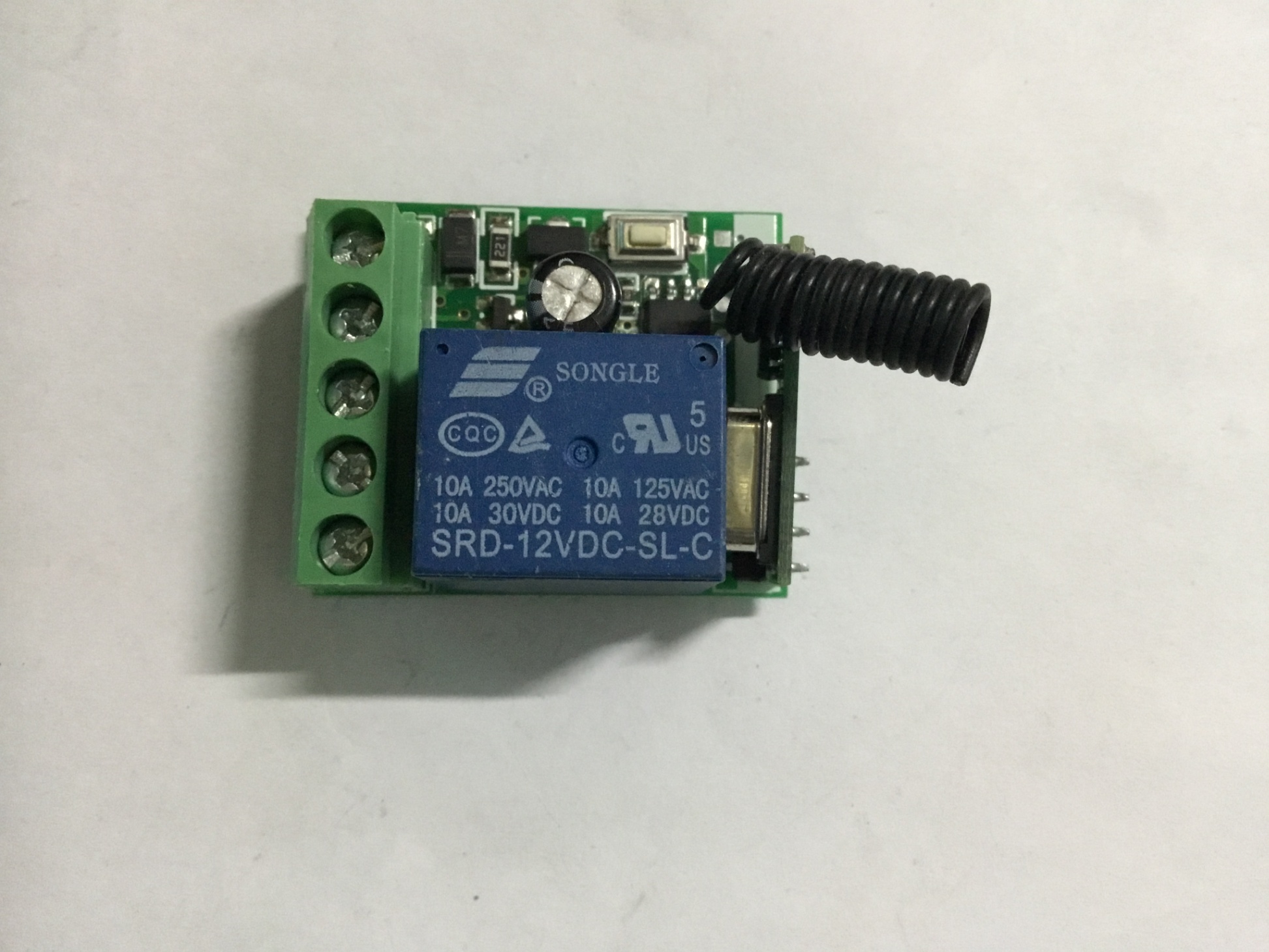 Module điều khiển relay 1 kênh học lệnh RF 433MHz sử dụng điện 12V