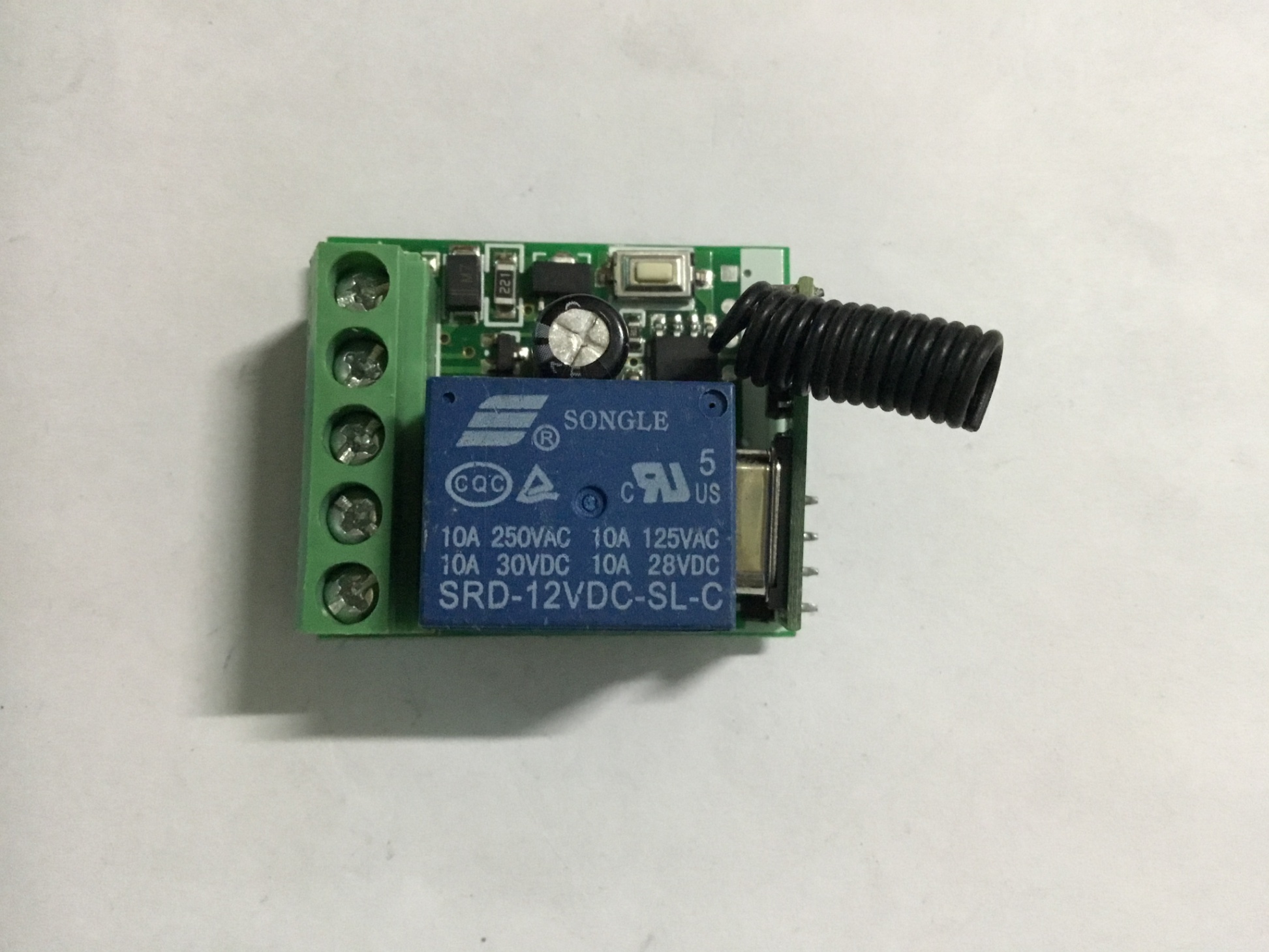 Module điều khiển relay 1 kênh học lệnh RF 433MHz sử dụng điện 12V