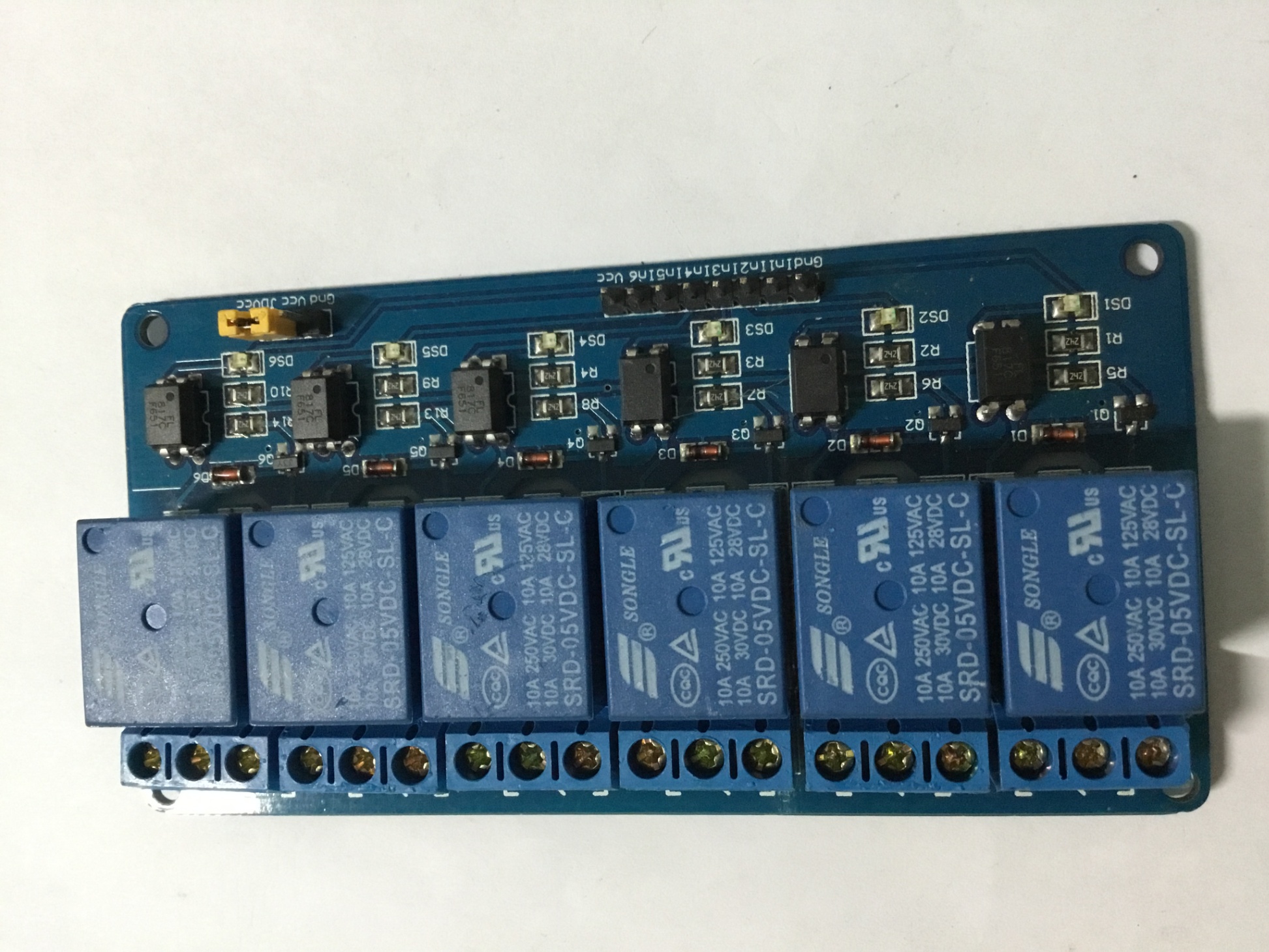 Module 6 Relay 5V (điều khiển cách ly)