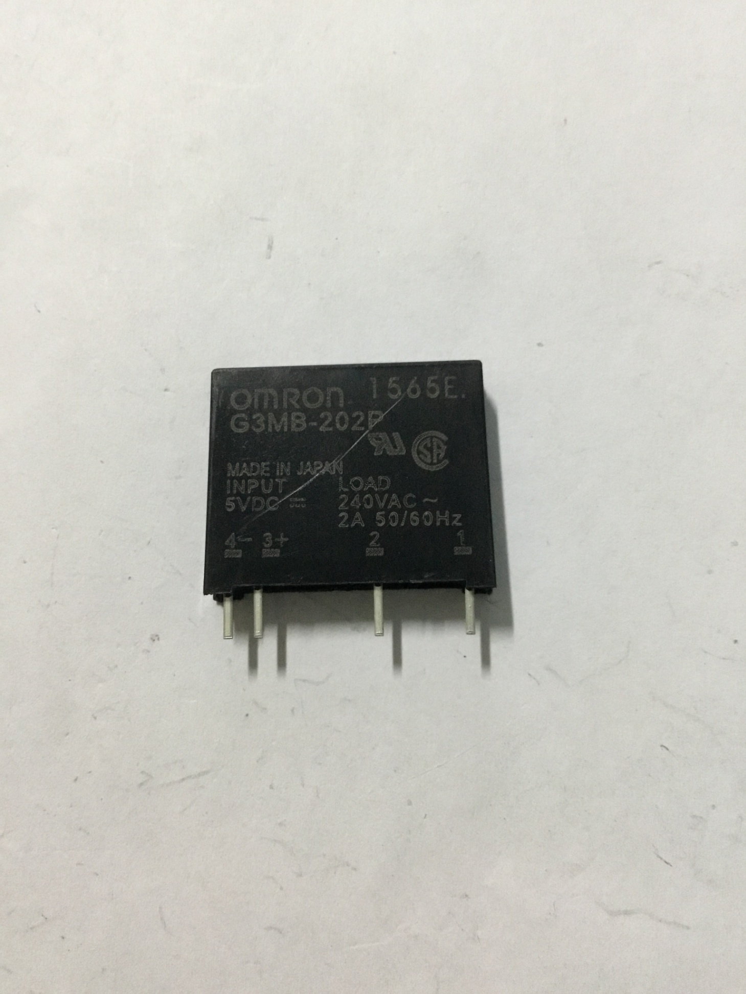 Relay G3MB-202PL DC-AC PCB SSR IN 5V DC OUT 240V AC 2A chất lượng cao