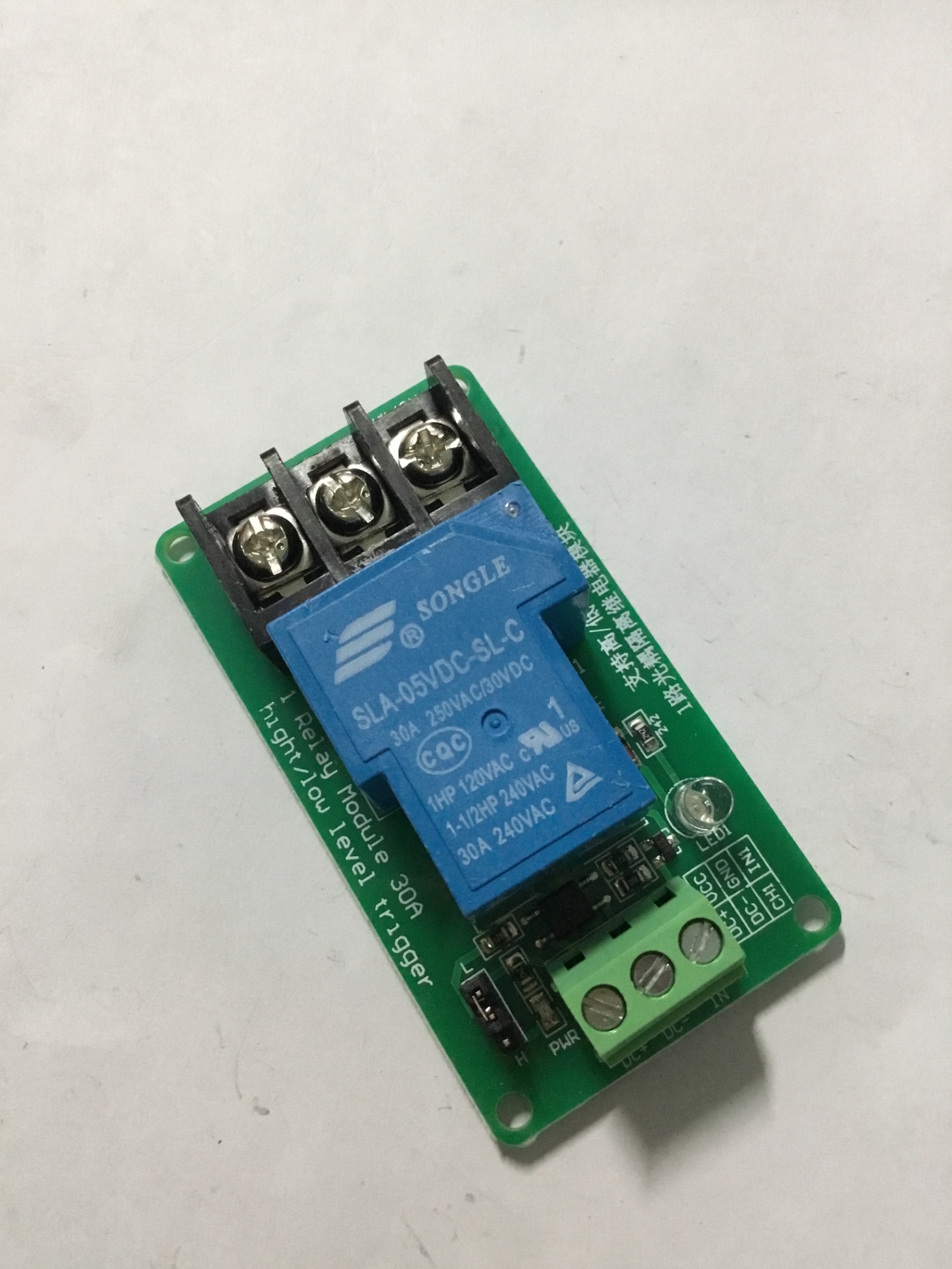 Module relay 1 Kênh DC 12V 30A cách ly opto quang