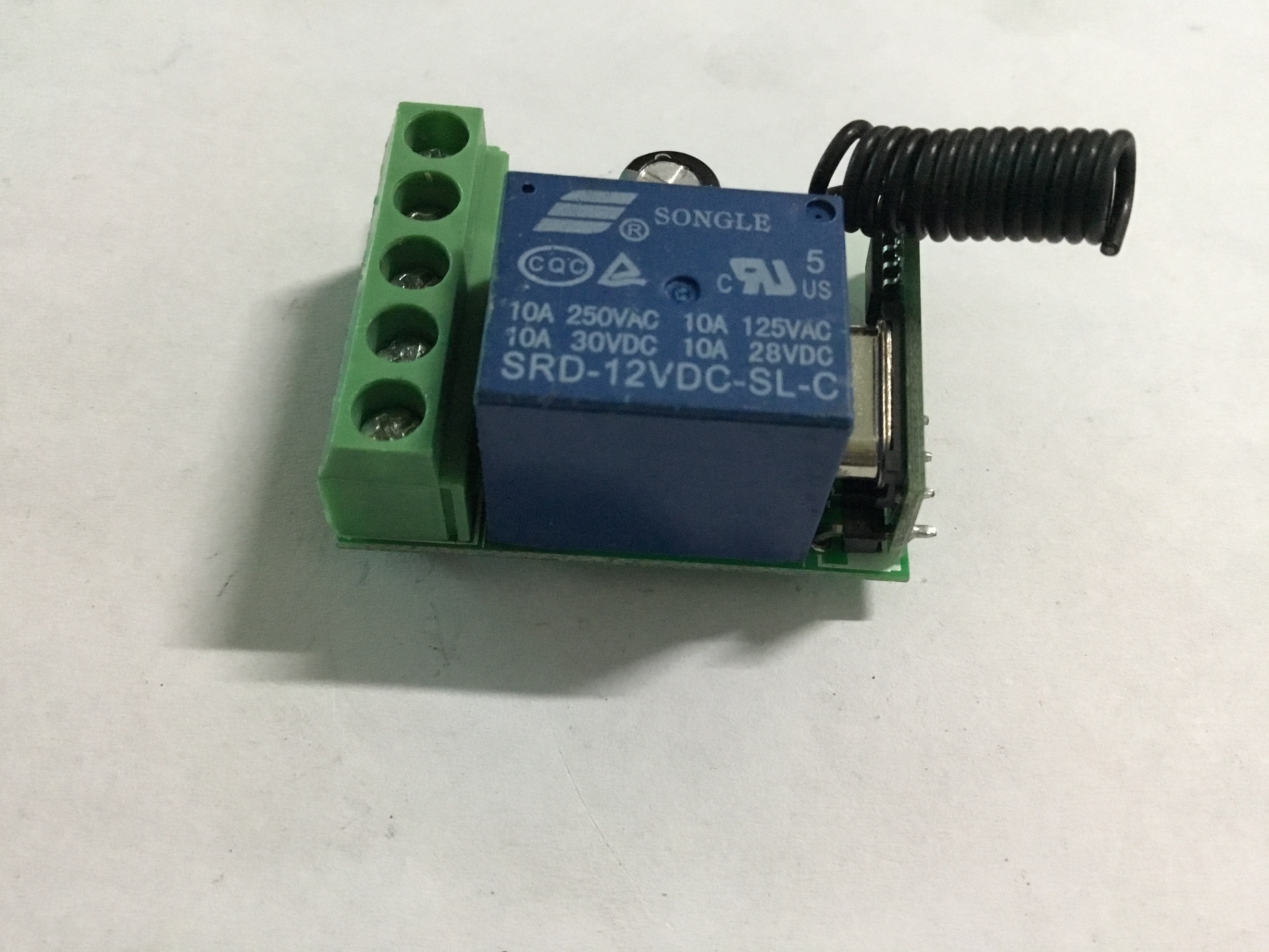 Module điều khiển relay 1 kênh học lệnh RF 433MHz sử dụng điện 12V