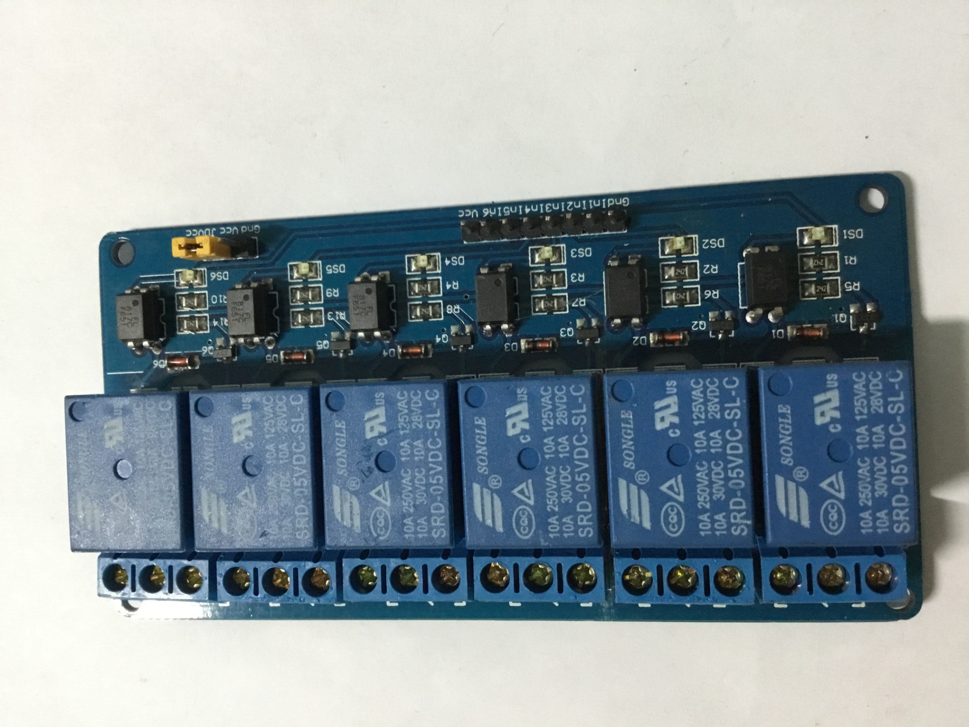 Module 6 Relay 5V (điều khiển cách ly)