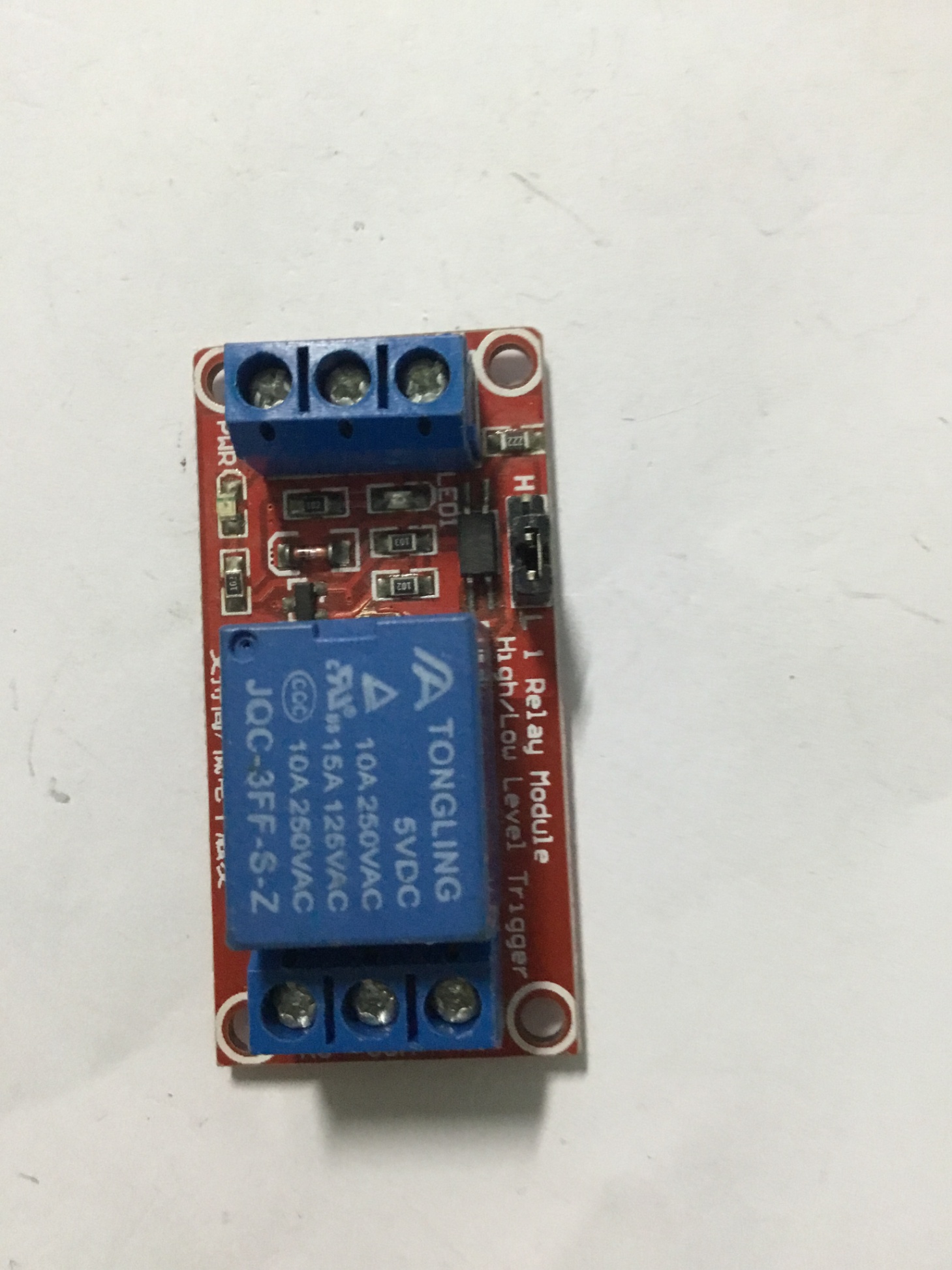 Module relay 1 kênh 5V có opto cách ly kích hoạt mức cao - thấp