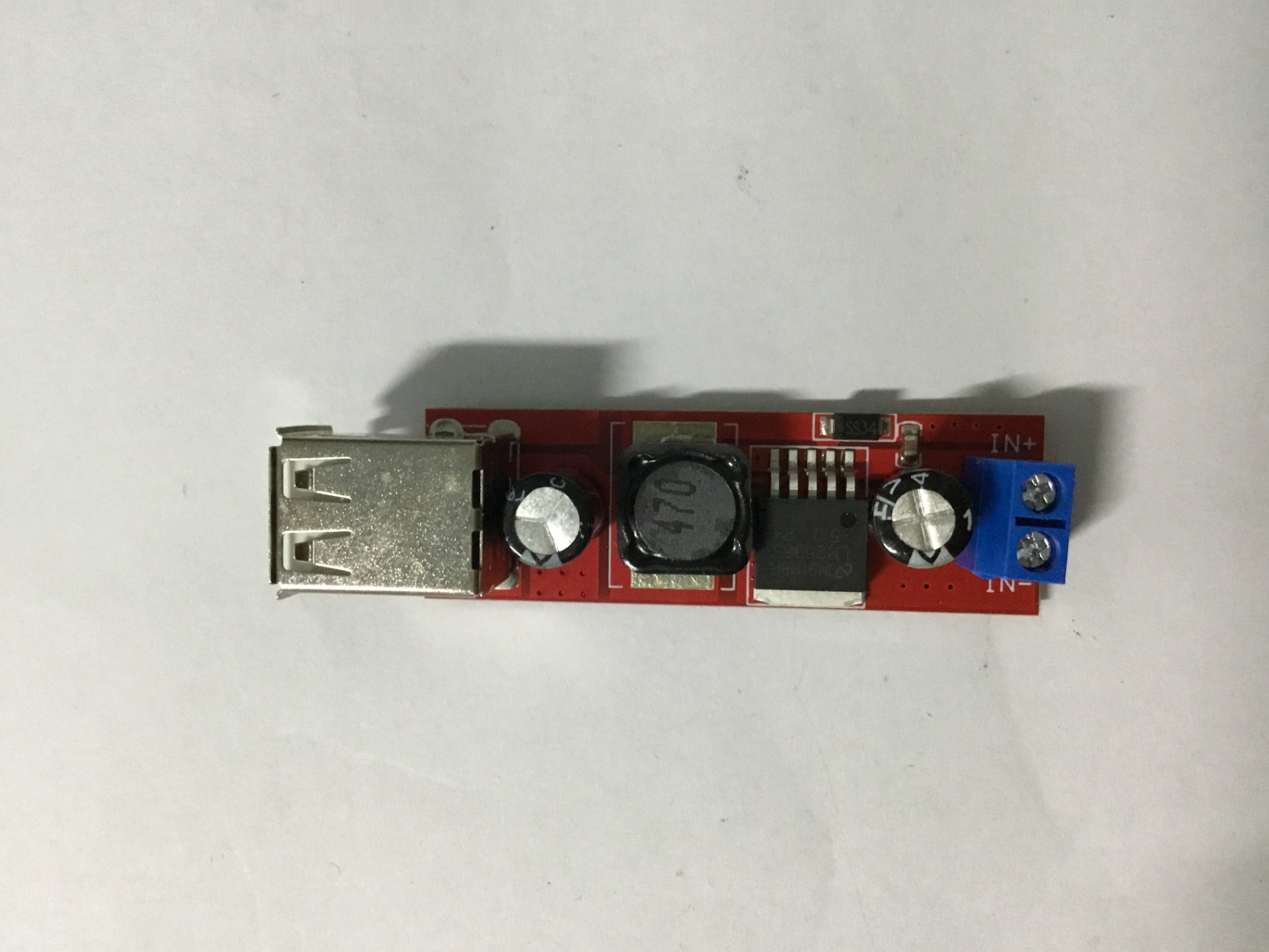 Module mạch điện Hạ Áp Lm2596S 5v Dc-Dc 3a (2 cổng USB)