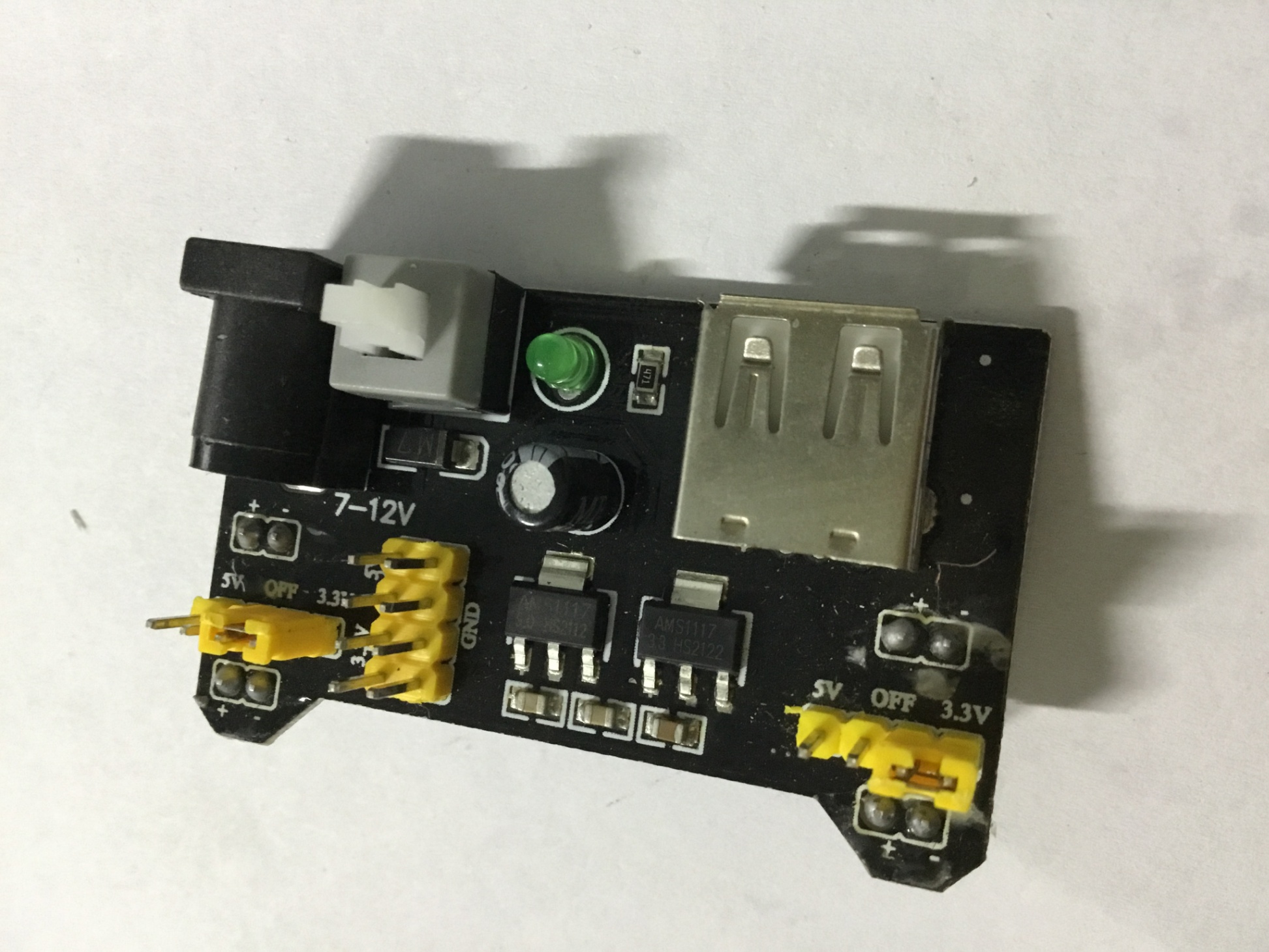 Module Nguồn Breadboard MB-102 Điều Chỉnh Điện Áp DC 3.3V/5V