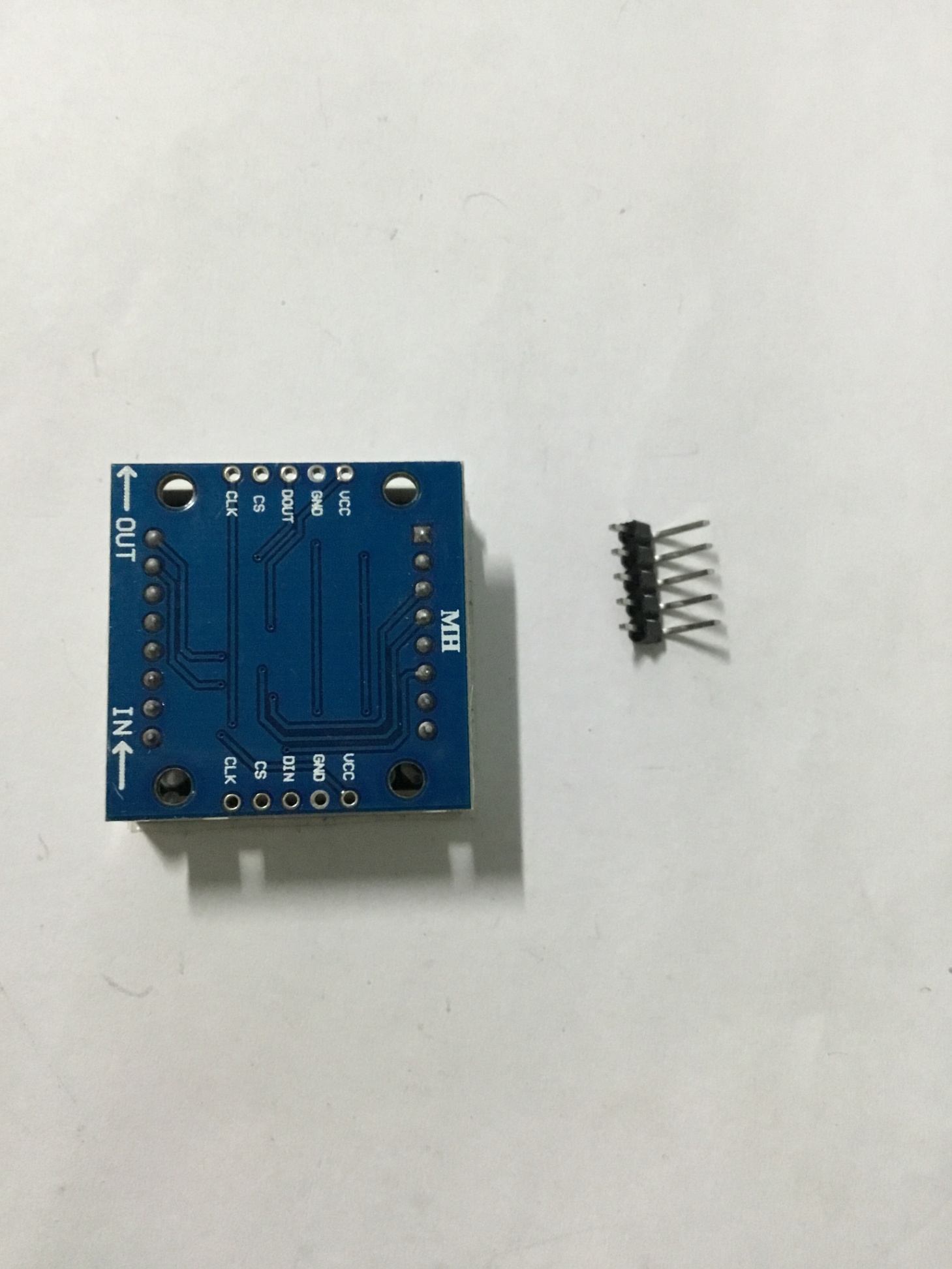 Module điều khiển hiển thị đèn LED MAX7219 8x8 (Màu xanh Dương)