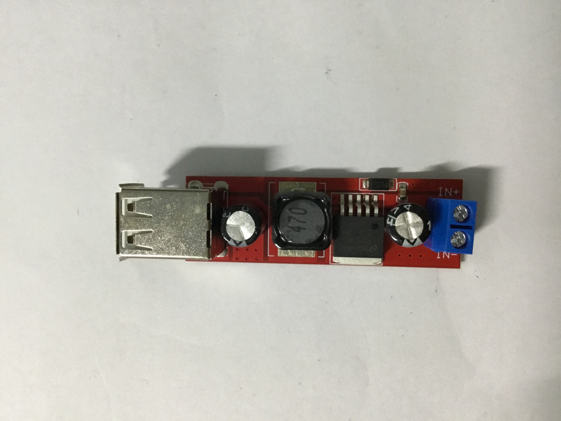 Module mạch điện Hạ Áp Lm2596S 5v Dc-Dc 3a (2 cổng USB)